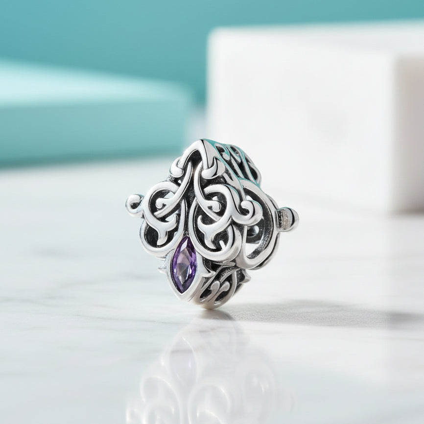 Elegant Vintage Style with Amethyst Stone Charm Series-Evani Jewelry