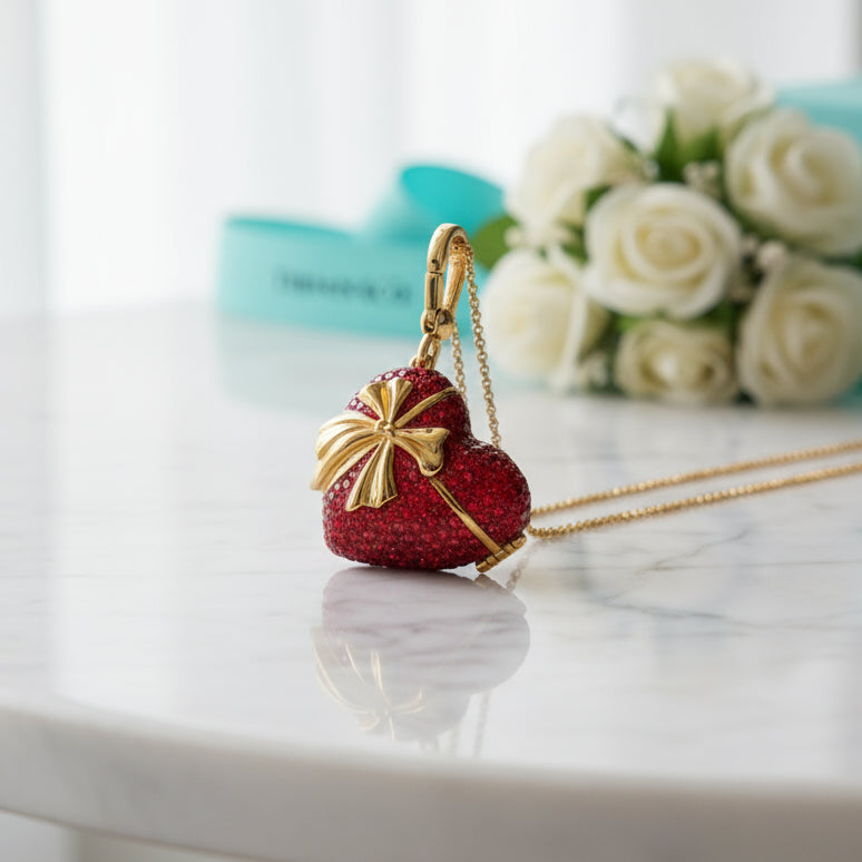 Enamel Christmas Ornaments Necklace-Evani Naomi Jewelry