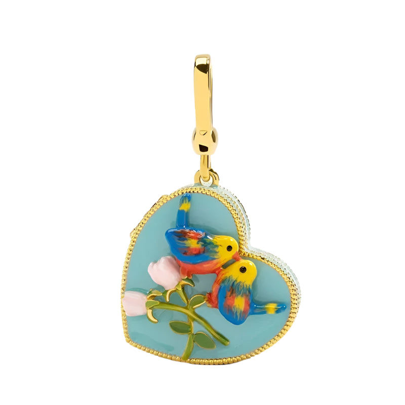 Enamel Christmas Ornaments Necklace-Evani Naomi Jewelry