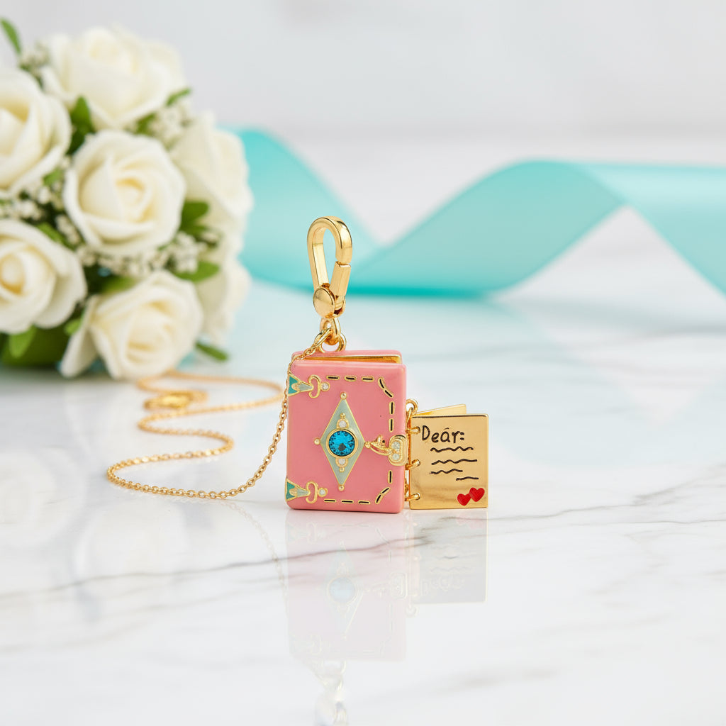 Enamel Christmas Ornaments Necklace-Evani Naomi Jewelry