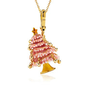 Enamel Christmas Ornaments Necklace-Evani Naomi Jewelry