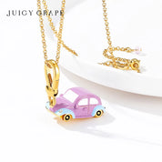 Enamel Christmas Ornaments Necklace-Evani Naomi Jewelry