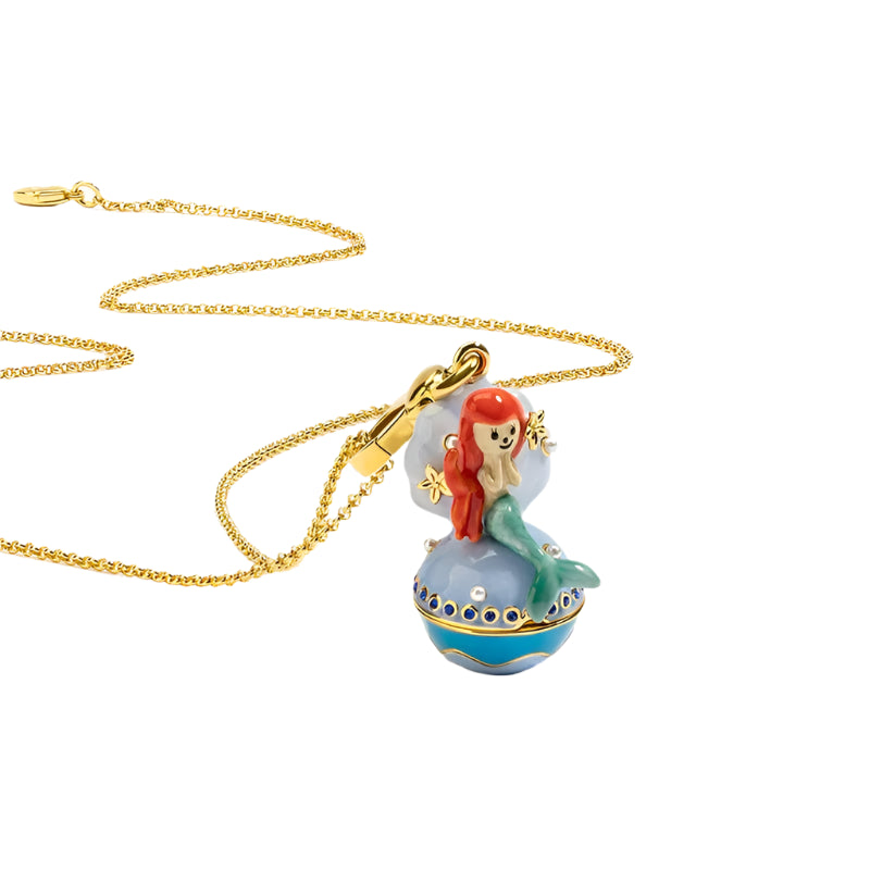 Enamel Christmas Ornaments Necklace-Evani Naomi Jewelry