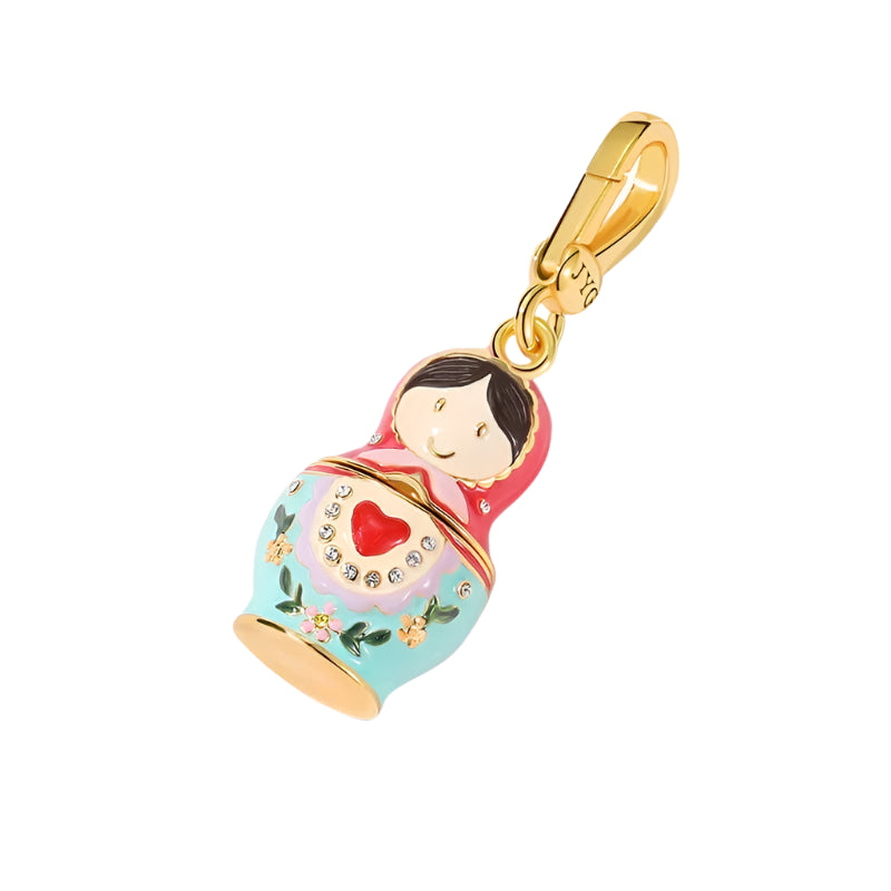 Enamel Christmas Ornaments Necklace-Evani Naomi Jewelry