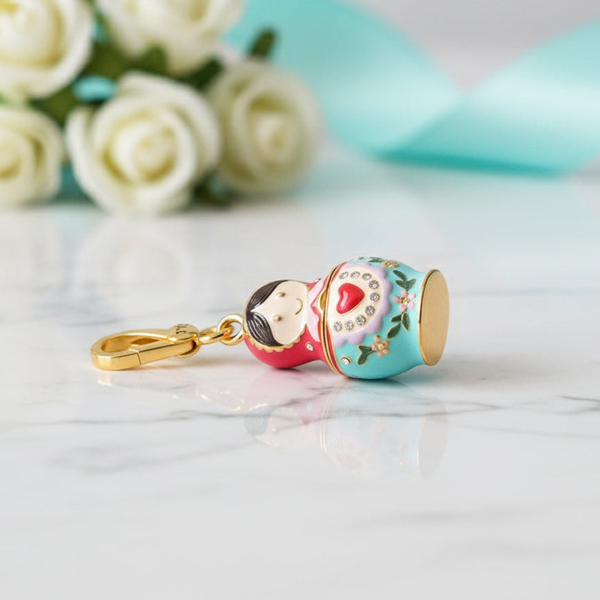 Enamel Christmas Ornaments Necklace-Evani Naomi Jewelry