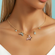 Enamel Mystical Butterfly Necklace