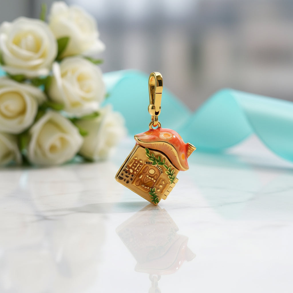 Enamel Yellow Gold Copal Necklaces-Evani Jewelry
