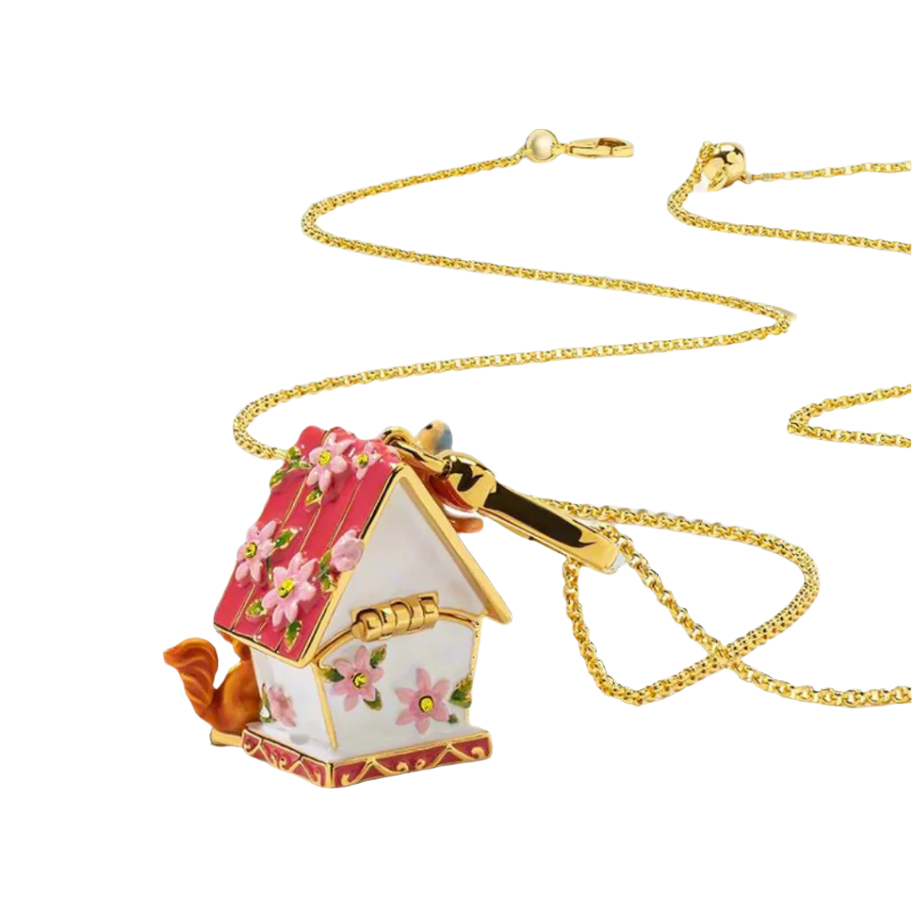Enamel Yellow Gold Copal Necklaces-Evani Naomi Jewelry