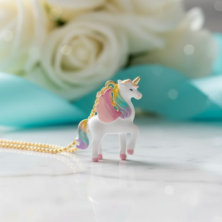 Enamel Yellow Gold Copal Necklaces-Evani Jewelry