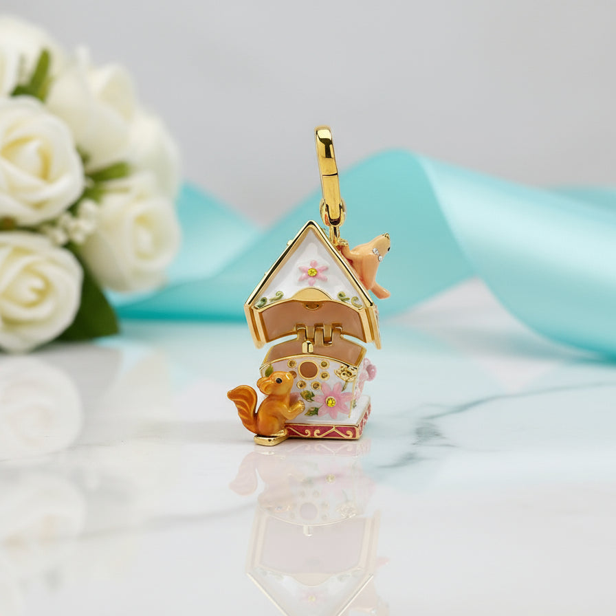 Enamel Yellow Gold Copal Necklaces-Evani Naomi Jewelry