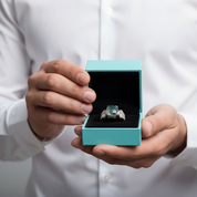 Endless Devotion- Natural Vintage Cushion Cut Moss Agate Ring
