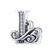European Vintage Style Letter Charm Series-Evani Naomi Jewelry