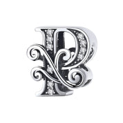 European Vintage Style Letter Charm Series-Evani Naomi Jewelry