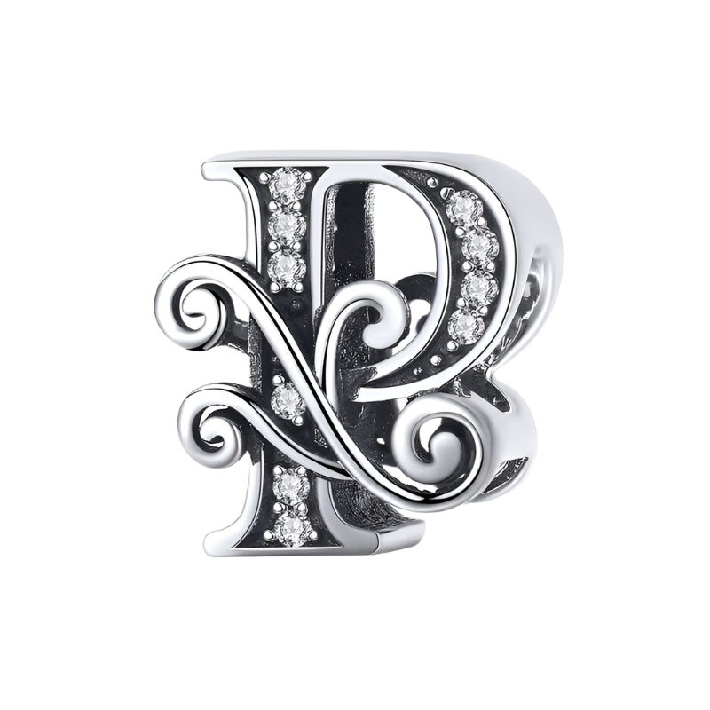 European Vintage Style Letter Charm Series-Evani Naomi Jewelry