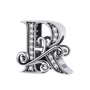 European Vintage Style Letter Charm Series-Evani Naomi Jewelry