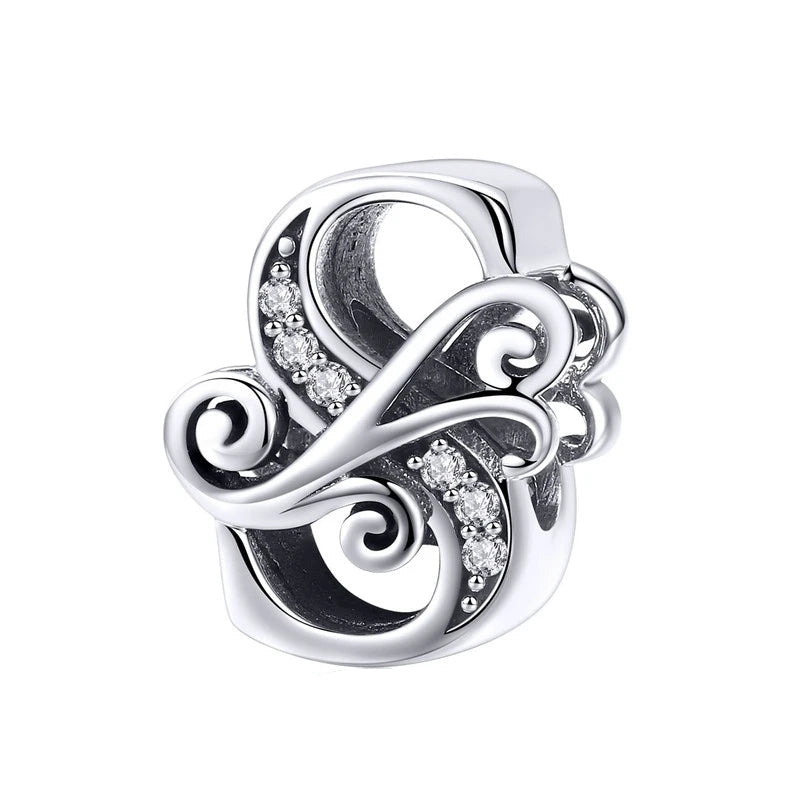 European Vintage Style Letter Charm Series-Evani Naomi Jewelry