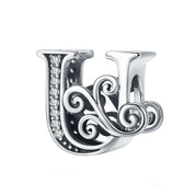 European Vintage Style Letter Charm Series-Evani Naomi Jewelry