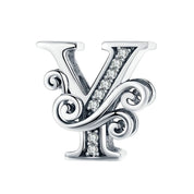 European Vintage Style Letter Charm Series-Evani Naomi Jewelry