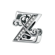 European Vintage Style Letter Charm Series-Evani Naomi Jewelry