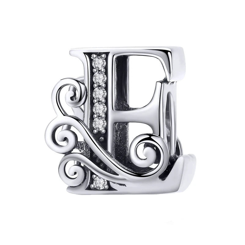 European Vintage Style Letter Charm Series-Evani Naomi Jewelry