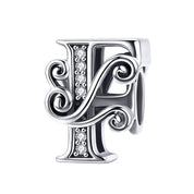European Vintage Style Letter Charm Series-Evani Naomi Jewelry