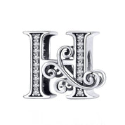 European Vintage Style Letter Charm Series-Evani Naomi Jewelry
