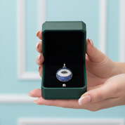 Evil Eye Diamond Option Round Pendant