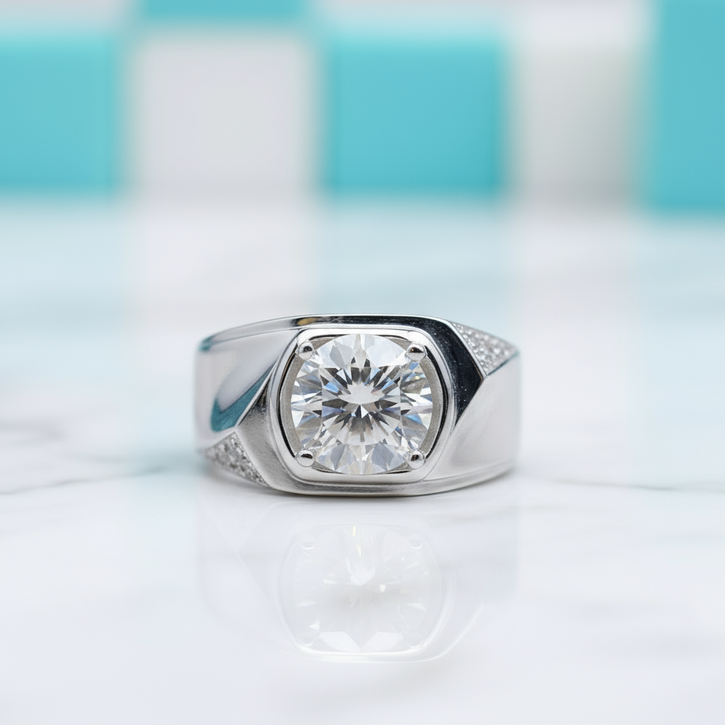 Exquisite 3.0 Ct Round Cut Diamond Wedding Ring-Evani Jewelry