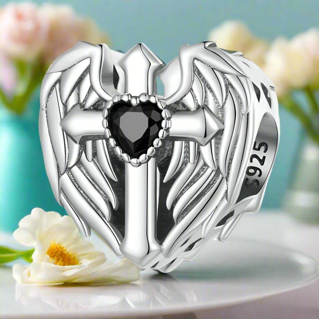Faith and Cross Black Punk Charms-Evani Naomi Jewelry