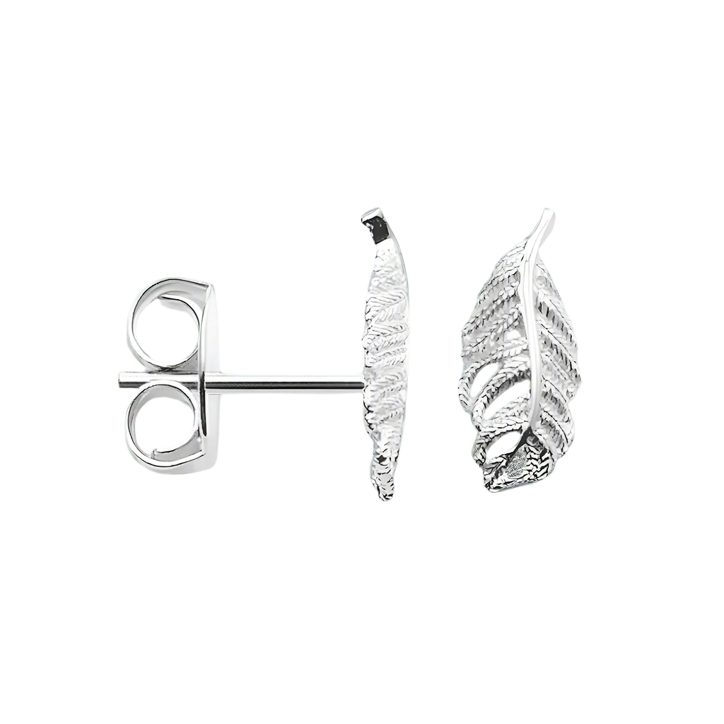 Fancy Feathers Stud Earrings-Evani Naomi Jewelry