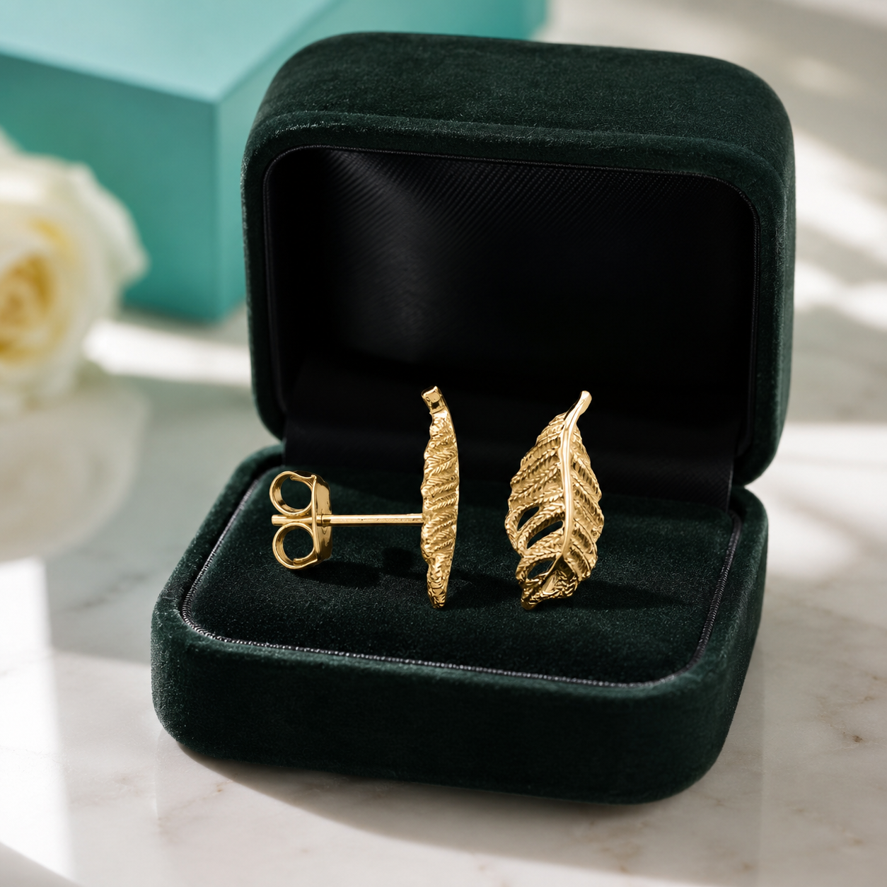 Fancy Feathers Stud Earrings