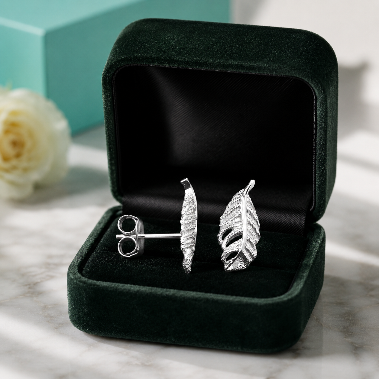 Fancy Feathers Stud Earrings