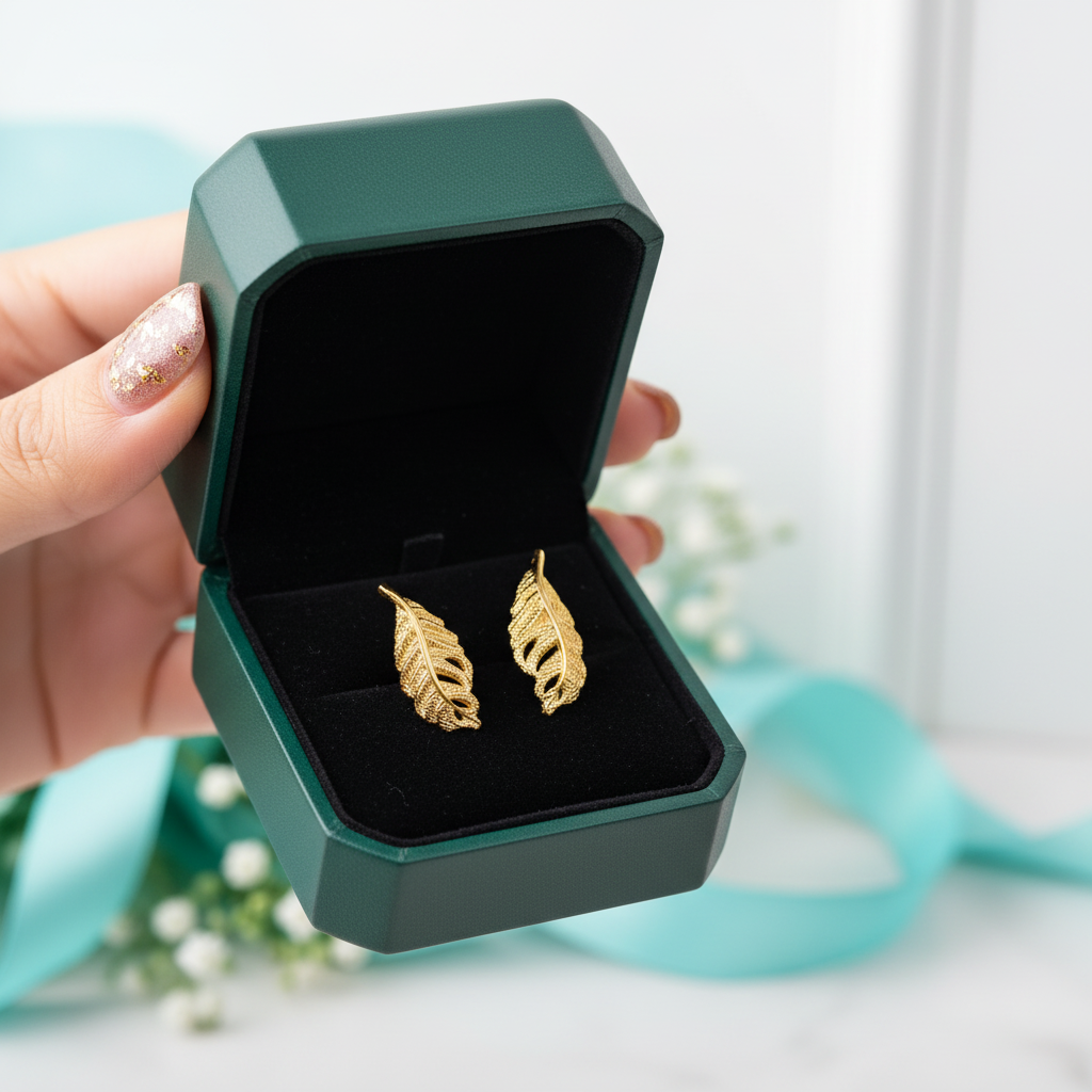 Fancy Feathers Stud Earrings