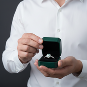 Floral-Style 1.00 ct Round Diamond OptionEngagement Ring - Evani Naomi Jewelry