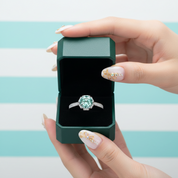 Floral-Style 1.00 ct Round Diamond OptionEngagement Ring - Evani Naomi Jewelry