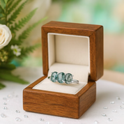 Forest Whispers- Moss Agate Promise Ring-Evani Naomi Jewelry