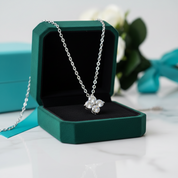 Four Stone Diamond Option Pendant Necklace