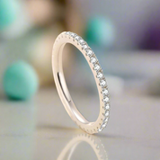 Full Eternity 0.57 ct Diamond Wedding Band-Evani Naomi Jewelry
