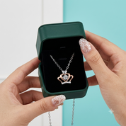 0.30 ct Diamond Option Heart Shaped Crown Necklace