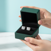 0.5 ct Round 5.0mm Diamond Option Stud Earrings