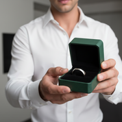 Glossy 10mm Dome Titanium Men's Wedding Band - Evani Naomi Jewelry