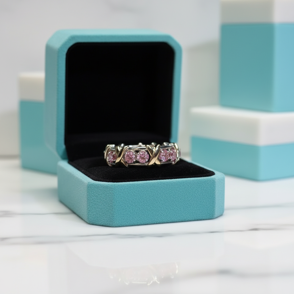 14K Rose Gold Wedding Band - Evani Naomi Jewelry