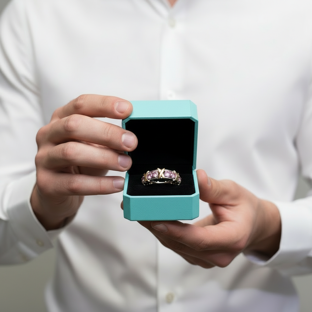 14K Rose Gold Wedding Band