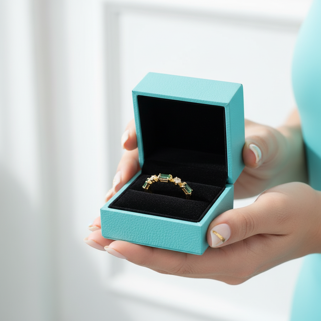 Endless Promise- Natural Moss Agate Ring