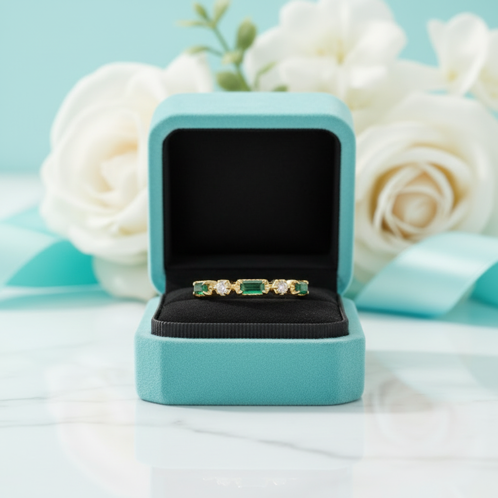 Endless Promise- Natural Moss Agate Ring - Evani Naomi Jewelry