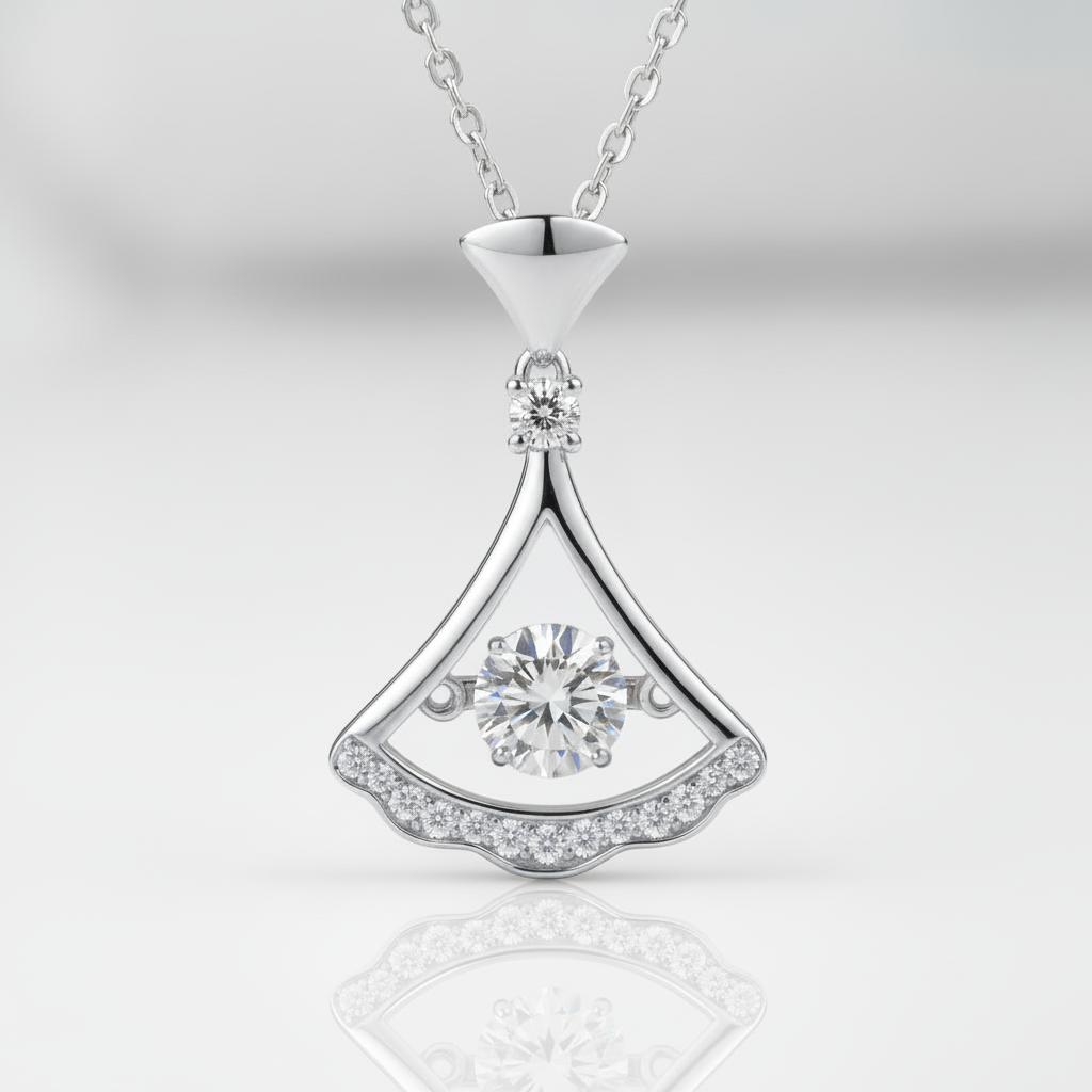 Gorgeous 0.5 ct Dancing Diamond OptionDress Necklace - Evani Naomi Jewelry