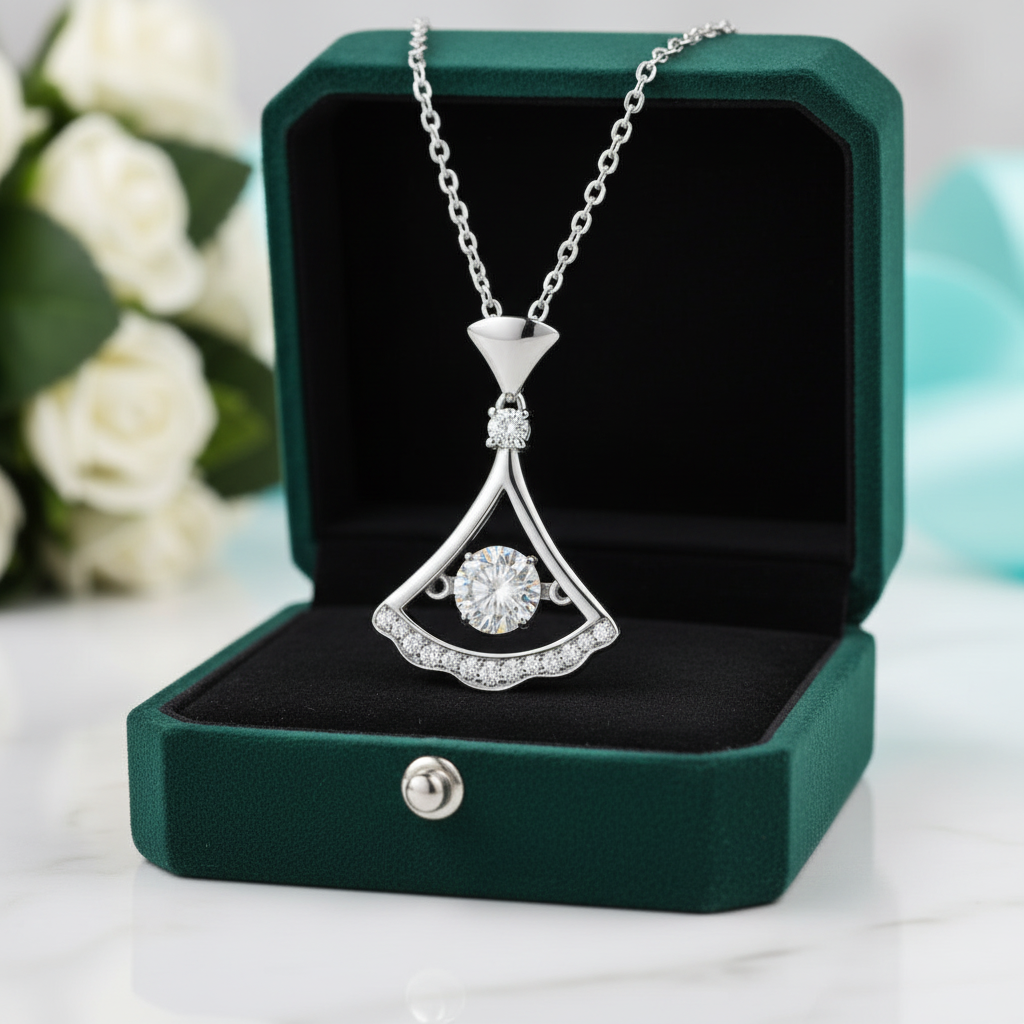 Gorgeous 0.5 ct Dancing Diamond OptionDress Necklace - Evani Naomi Jewelry
