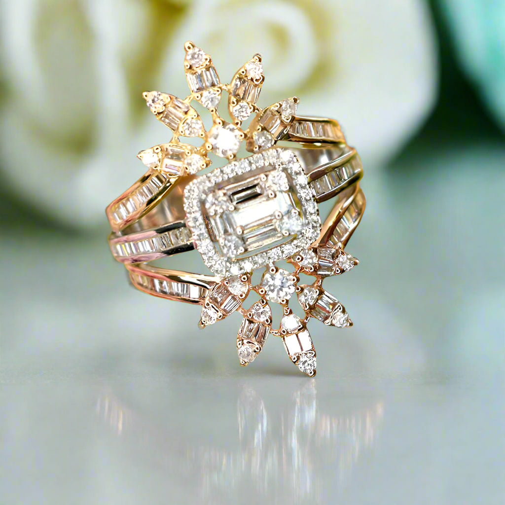 Gorgeous 1.0 Ct Diamond Engagement Ring-Evani Jewelry