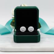 Gorgeous 1.0 Ct Round Cut Diamond Option Stud Earrings