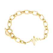Gorgeous Wave & Twist Chain Bracelet-Evani Naomi Jewelry
